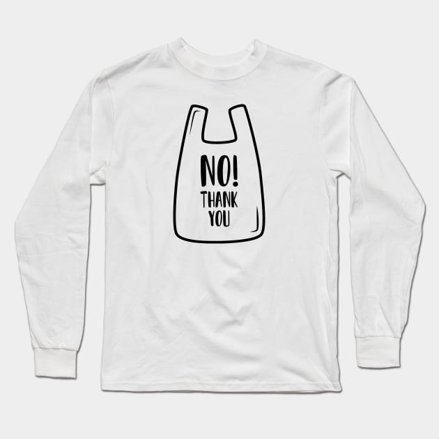 Plastic Bag Long Sleeve T-Shirt by TheMoodyDecor